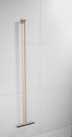Saniclear Brass vloerwisser 125cm geborsteld messing mat goud
