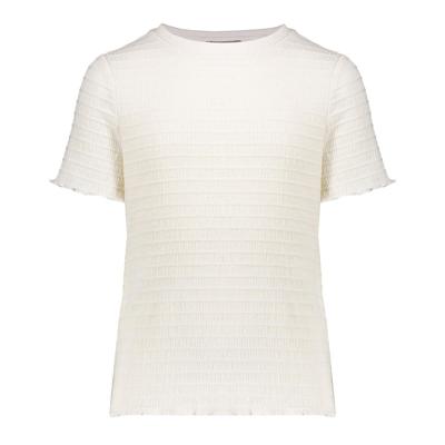 Geisha zomer top meisjes - fancy square - off wit