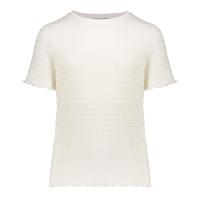 Geisha zomer top meisjes - fancy square - off wit