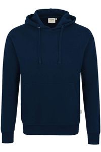 HAKRO 601 Comfort Fit Hooded Sweatshirt nachtblauw, Effen