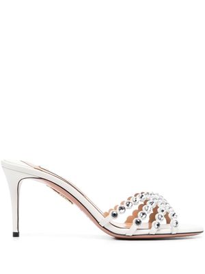 Aquazzura mules Tequila 80 mm - Blanc