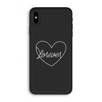 Forever heart pastel: iPhone XS Biologisch afbreekbaar hoesje