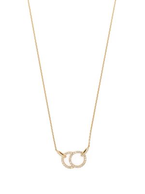 Courbet collier CELESTE en or recyclé 18ct pavé de diamants créés en laboratoire