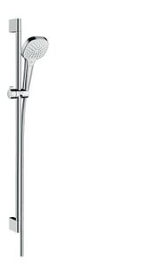 Hansgrohe Croma Select E doucheset waterbesparend met 3 standen handdouche en glijstang 90cm chroom