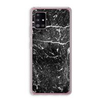Zwart marmer: Samsung Galaxy A51 5G Transparant Hoesje