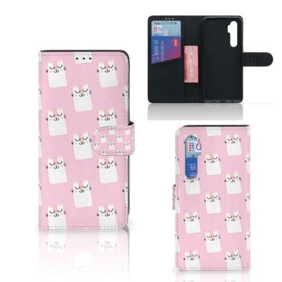 Xiaomi Mi Note 10 Lite | Telefoonhoesje | Met pasjeshouder | Sleeping Cats