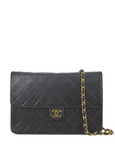 CHANEL Pre-Owned sac porté épaule Flap (1998) - Noir