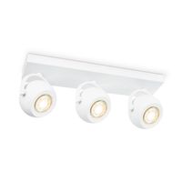 Home sweet home LED opbouwspot Nop 3L 35,5 cm - wit