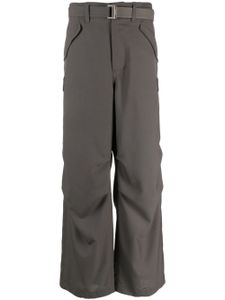 sacai pantalon droit à poches cargo - Vert