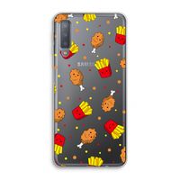 Chicken 'n Fries: Samsung Galaxy A7 (2018) Transparant Hoesje