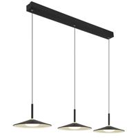 Globo Zwarte hanglampLampone 3-lichts design - 15635S-3