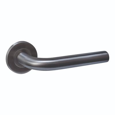Intersteel Deurkruk Q 02 op rozet verdekt ø52x6mm PVD Antraciet