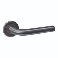 Intersteel Deurkruk Q 02 op rozet verdekt ø52x6mm PVD Antraciet
