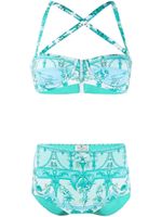 ETRO bikini à imprimé graphique - Bleu