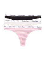Calvin Klein - 3p Thong - Carousel - W5A, Maat:XS