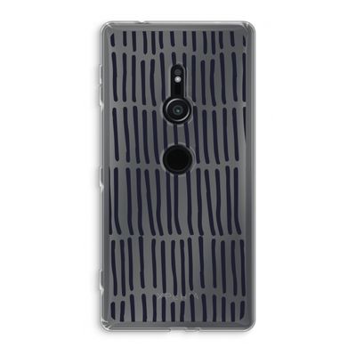 Moroccan stripes: Sony Xperia XZ2 Transparant Hoesje