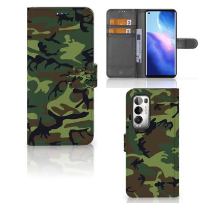OPPO Find X3 Neo 5G | Telefoon Hoesje | Army Dark