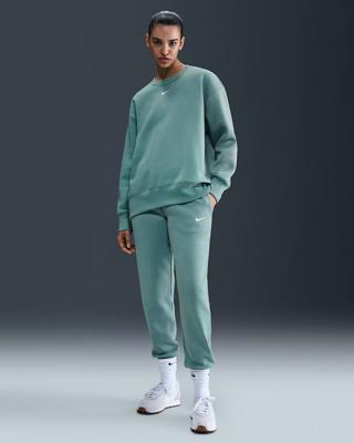 Nike Sportswear Phoenix Fleece Joggingbroek Dames Blauw - Maat S - Kleur: Blauw | Soccerfanshop