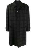 Comme Des Garçons Pre-Owned manteau mi-long à carreaux - Noir - thumbnail