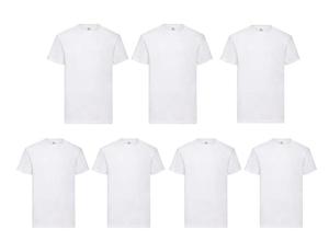 7-pack Fruit of the loom Witte Heren T-shirts - Maat M