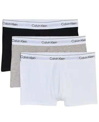 Calvin Klein onderbroeken 3-Pack Trunks heren - Calvin klein ondergoed heren - Modern Cotton heren boxershorts - Katoenen heren ondergoed