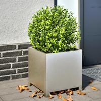 VidaXL Plantenbank 40x40x40 cm roestvrij staal
