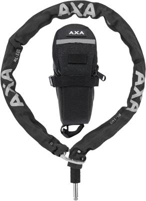 AXA RLC insteekketting zwart 100cm x 5,5mm incl. zadeltas