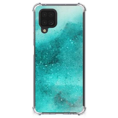 Back Cover Samsung Galaxy A12 Painting Blue Back Cover Samsung Galaxy A12 Painting Blue