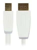 Bandridge Mini DisplayPort Kabel Mini-DisplayPort Male naar DisplayPort Male 1 m Wit | 1 stuks - BBM37400W10 BBM37400W10 - thumbnail