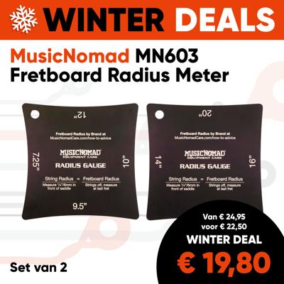 MusicNomad MN603 Fretboard Radius Meter (Set van 2)