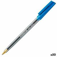 Pen Staedtler Stick 430 Blauw (50 Stuks)