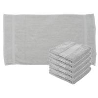 Towelcity Luxe badhanddoek - 6x - lichtgrijs - 50 x 90 cm - 550 grams - Badkamer textiel - Katoen