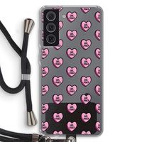 GIRL POWER: Samsung Galaxy S21 FE Transparant Hoesje met koord