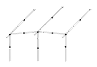 Dorema Frame Voortent Staal EasyGrip 25mm diepte 240