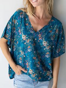 Loose Floral Casual Shirt