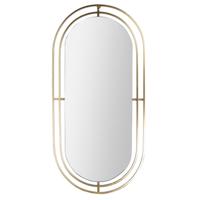 Home Deco Factory spiegel Marbella - ovaal - goud - L90 x B43 cm