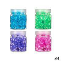 Decoratieve stenen Gift Decor Blauw Groen Paars Roze 150 g Diamant (16 Stuks)