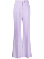 Galvan pantalon évasé à taille haute - Violet - thumbnail