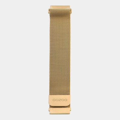 OOZOO STRAP507.18 Horlogeband Mesh staal rosekleurig 18 mm