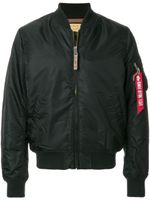 Alpha Industries veste bomber zippée - Noir