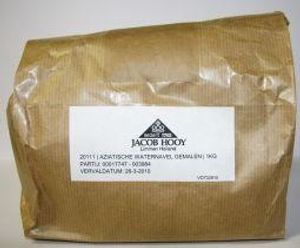 Jacob Hooy Aziatische waternavel gemalen (1 Kilogr)