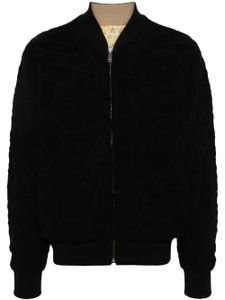 Versace veste bomber à imprimé baroque - Noir