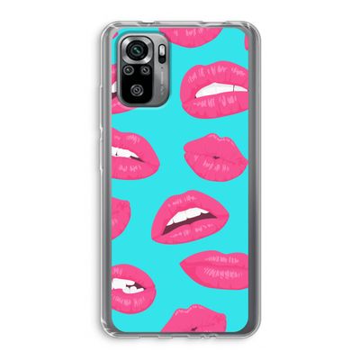 Bite my lip: Xiaomi Redmi Note 10S Transparant Hoesje