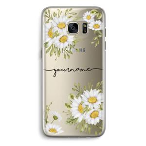 Daisies: Samsung Galaxy S7 Edge Transparant Hoesje