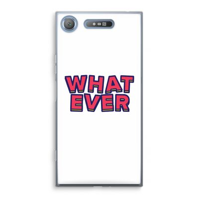 Whatever: Sony Xperia XZ1 Transparant Hoesje