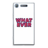 Whatever: Sony Xperia XZ1 Transparant Hoesje