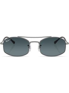 Ray-Ban oval-frame sunglasses - Gris