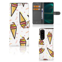 Sony Xperia 5III Book Cover Icecream