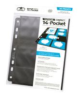 Ultimate Guard 14-Pocket Supreme Compact Pages Standard + Mini American (10) - Black Ultimate Guard 14-Pocket Supreme Compact Pages Standard + Mini American (10) - Black