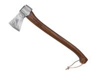 Njord Njord Ingvar Gesmede Damast Bijl - Bushcraft en Houtbewerking